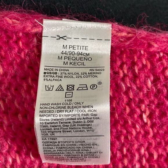 Banana Republic Wool Blend Color Block Sweater - Women’s M - Picture 5 of 6